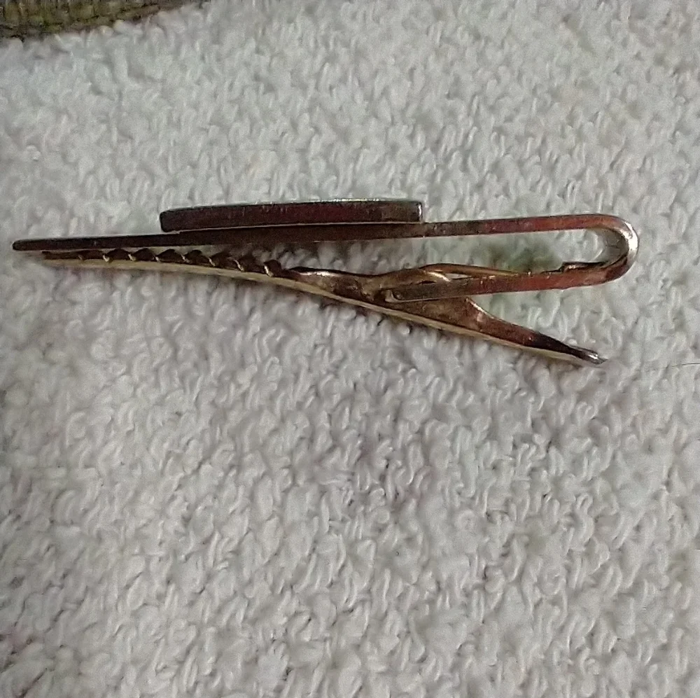 Enamel wagon western tie clip mens - Picture 2 of 3